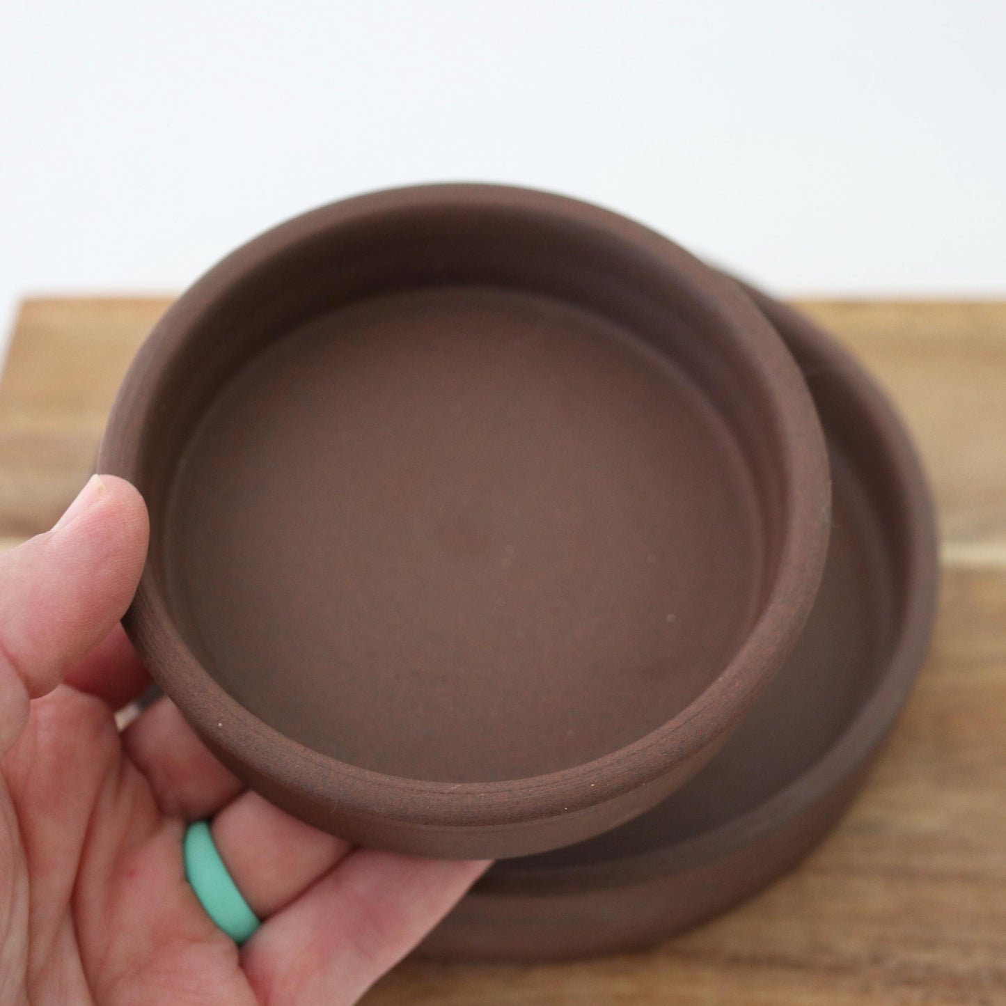 Handmade pottery food and water dish for snake, reptile, small pets. Water dish for snake terrarium. Food dish for small pets. Salad dish.