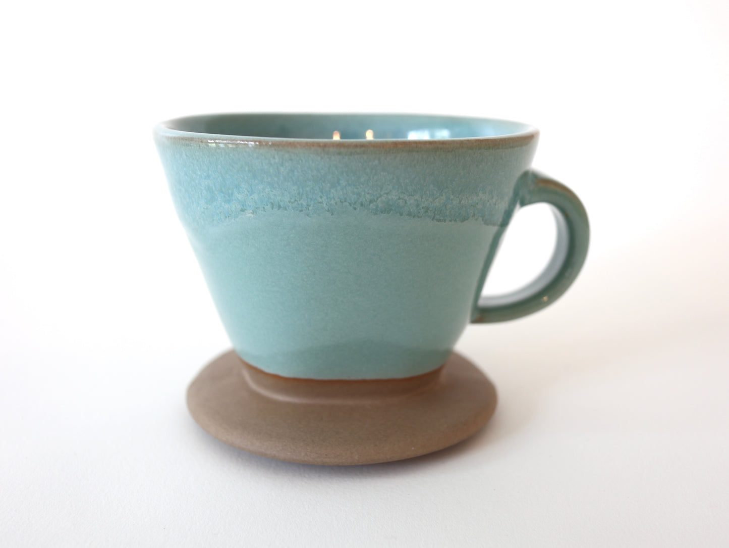 Coffee Dripper in Sage Green Glaze
