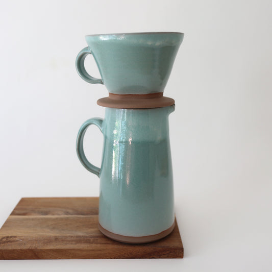 Pour over coffee set in Sage Green