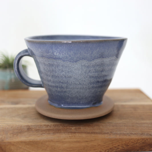 Coffee Dripper in Powder Blue Glaze