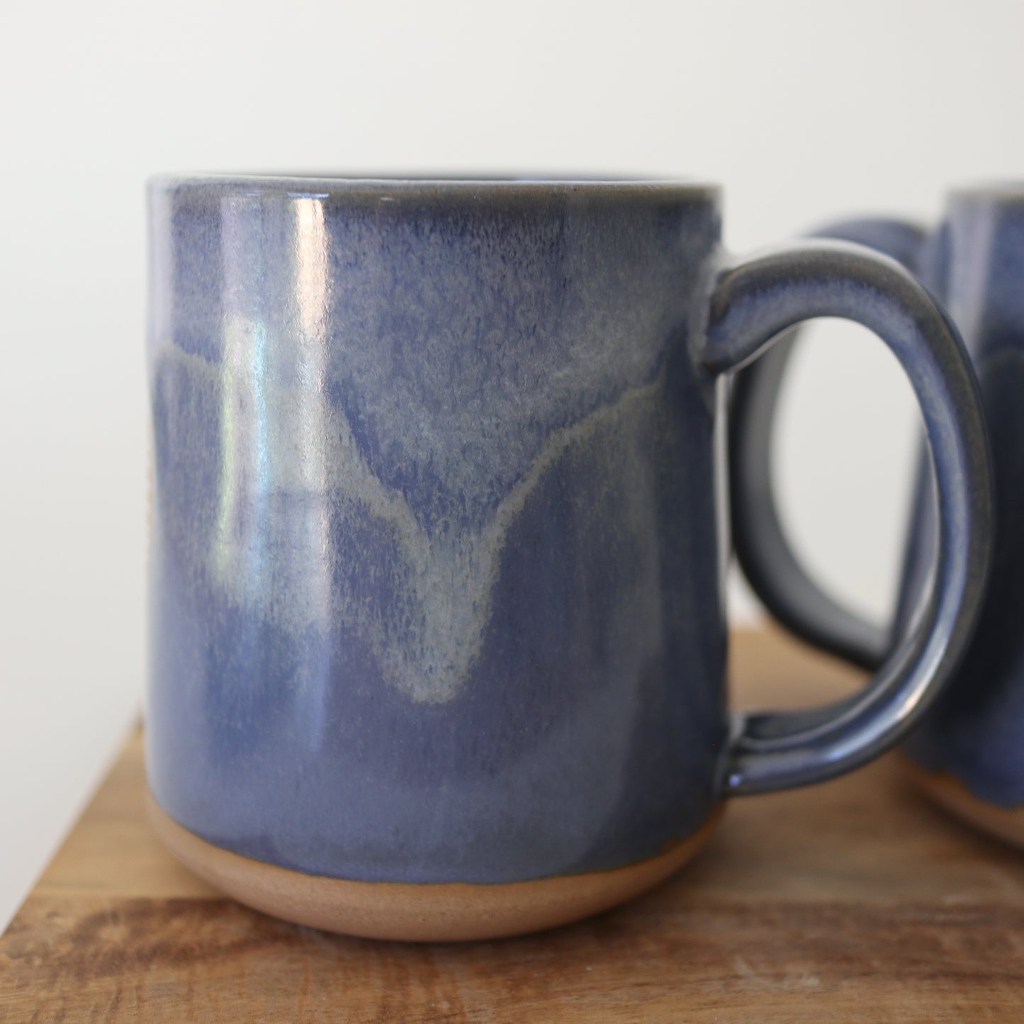 14oz Handmade ceramic waves mug