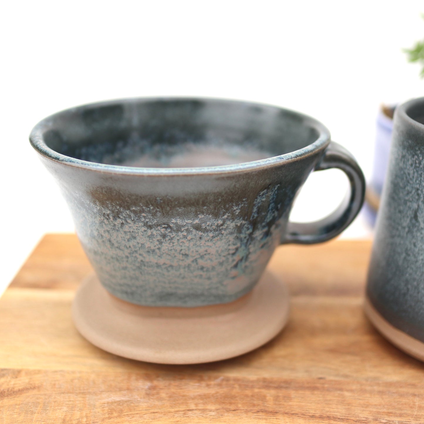 Handcrafted Ceramic Coffee Dripper – Artisan Pour Over Coffee Brewer, Unique Pottery