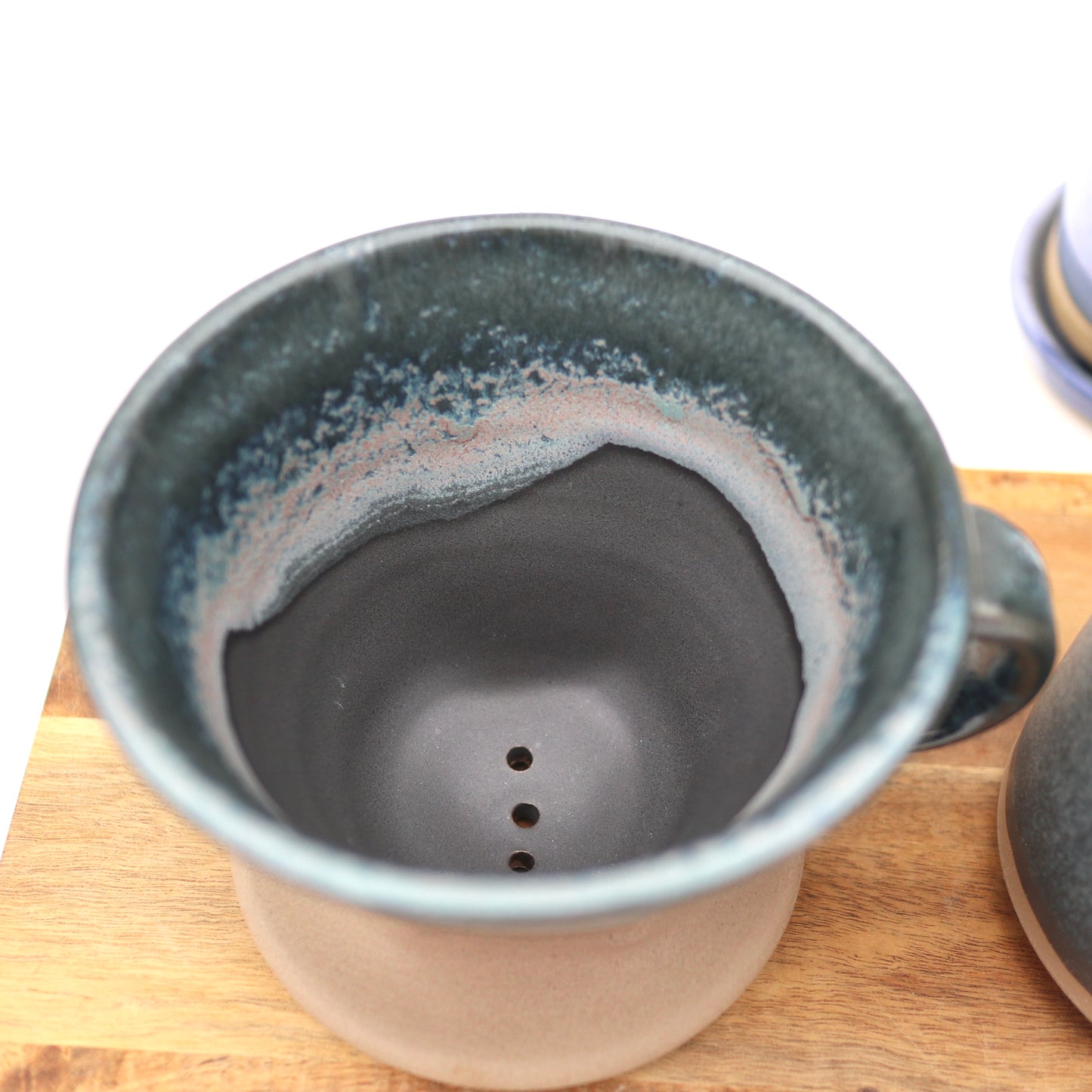 Handcrafted Ceramic Coffee Dripper – Artisan Pour Over Coffee Brewer, Unique Pottery