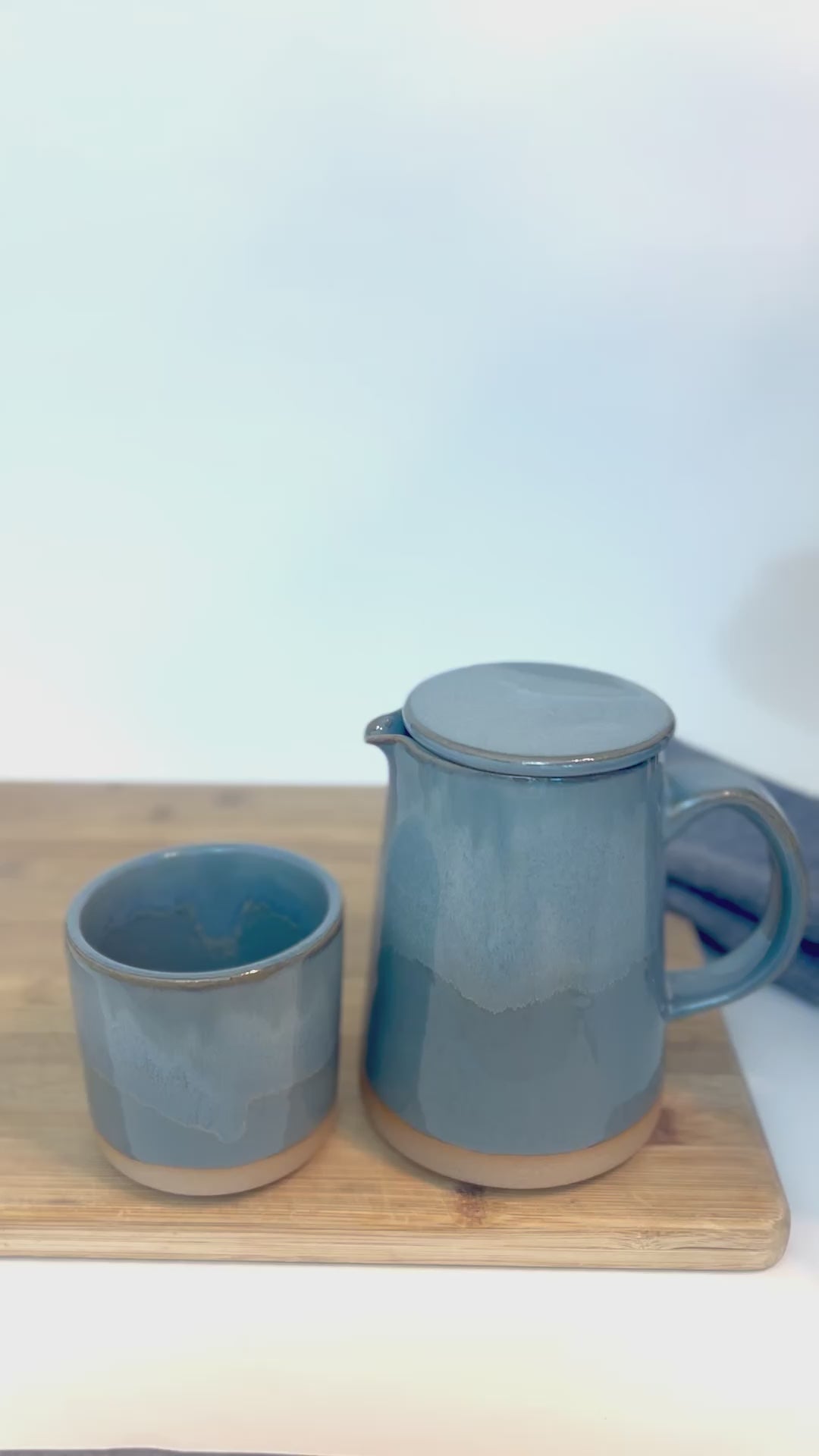 Handcrafted Ceramic Coffee Dripper & Pitcher Set – Artisan Pour
